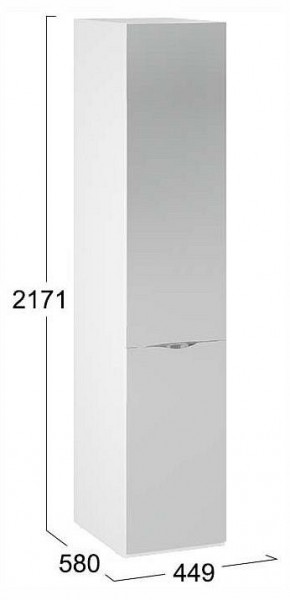 Шкаф для белья Глосс СМ-319.07.002 в Нытве - nytva.ok-mebel.com | фото 4