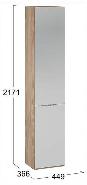 Шкаф для белья Глосс СМ-319.07.012 в Нытве - nytva.ok-mebel.com | фото 4