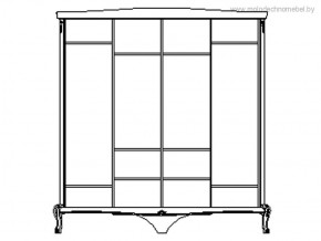 Шкаф для одежды Мокко ММ-316-01/04Б в Нытве - nytva.ok-mebel.com | фото 2