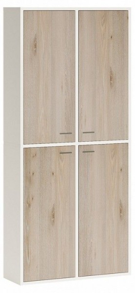 Шкаф книжный Домино СУ(ш2в2)+4ФГ в Нытве - nytva.ok-mebel.com | фото