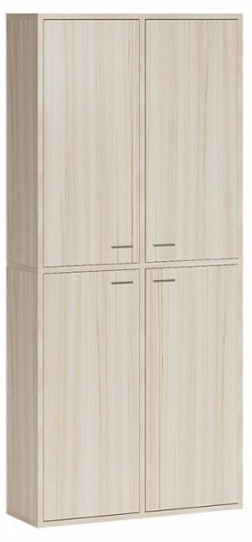 Шкаф книжный Домино СУ(ш2в2)+4ФГ в Нытве - nytva.ok-mebel.com | фото