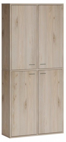 Шкаф книжный Домино СУ(ш2в2)+4ФГ в Нытве - nytva.ok-mebel.com | фото