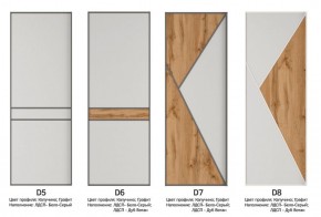 Шкаф-купе 1600 серии SOFT D8+D2+B2+PL4 (2 ящика+F обр.штанга) профиль «Графит» в Нытве - nytva.ok-mebel.com | фото 10