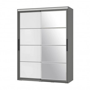 Шкаф-купе Крафт-6 1.6 м ШКК-06 (графит) в Нытве - nytva.ok-mebel.com | фото 3