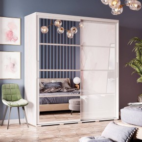 Шкаф-купе Крафт-6 1.6 м ШКК-06 (ясень белый) в Нытве - nytva.ok-mebel.com | фото