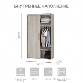 Шкаф-купе ШКК-11 (ясень белый) в Нытве - nytva.ok-mebel.com | фото 6
