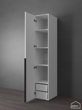 Шкаф Linnea MHR-1-3 2050х400х510 (Белый-М 11.1.2) в Нытве - nytva.ok-mebel.com | фото 5