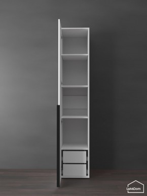 Шкаф Linnea MHR-1-4 2050х400х510 (Белый-М 11.1.1) в Нытве - nytva.ok-mebel.com | фото 7