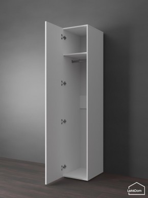 Шкаф Linnea MHR-1PO 2050х400х510 (Белый-М 11.1.2) в Нытве - nytva.ok-mebel.com | фото 4