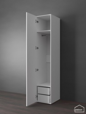 Шкаф Linnea MHR-1PO-3 2050х400х510 (Белый-М 11.1.2) в Нытве - nytva.ok-mebel.com | фото 4