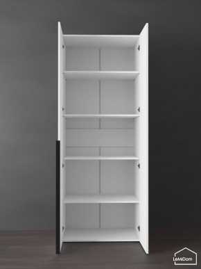 Шкаф Linnea MHR-2-2 2050х800х510 (Белый-М 11.1.2) в Нытве - nytva.ok-mebel.com | фото 4