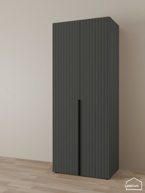 Шкаф Linnea MHR-2-2 2050х800х510 (Графит-М 11.1.25) в Нытве - nytva.ok-mebel.com | фото