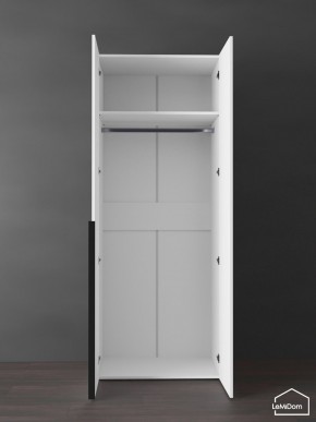 Шкаф Linnea MHR-2 2050х800х510 (Белый-М 11.1.2) в Нытве - nytva.ok-mebel.com | фото 4