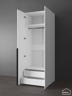 Шкаф Linnea MHR-2-3 2050х800х510 (Белый-М 11.1.1) в Нытве - nytva.ok-mebel.com | фото 5