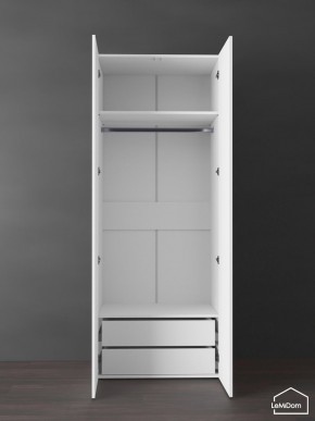 Шкаф Linnea MHR-2PO-3 2050х800х510 (Белый-М 11.1.2) в Нытве - nytva.ok-mebel.com | фото 4