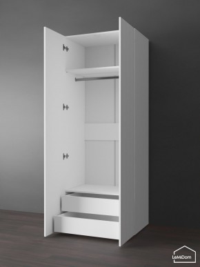 Шкаф Linnea MHR-2PO-3 2050х800х510 (Белый-М 11.1.2) в Нытве - nytva.ok-mebel.com | фото 5