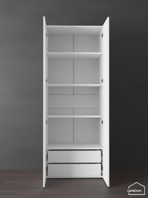 Шкаф Linnea MHR-2PO-4 2050х800х510 (Белый-М 11.1.1) в Нытве - nytva.ok-mebel.com | фото 5