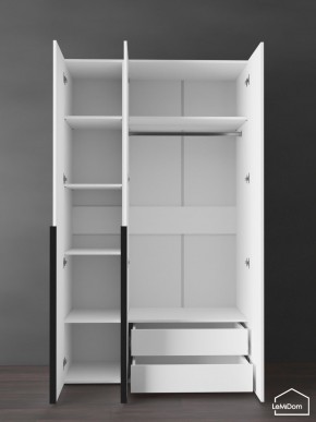 Шкаф Linnea MHR-3-2 2050х1200х510 (Белый-М 11.1.1) в Нытве - nytva.ok-mebel.com | фото 6