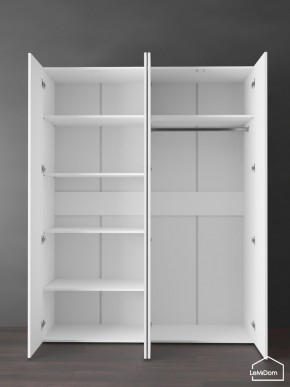 Шкаф Linnea MHR-4PO-1 2050х1600х510 (Белый-М 11.1.2) в Нытве - nytva.ok-mebel.com | фото 4