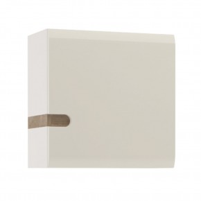 Шкаф навесной 1D/TYP 65, LINATE ,цвет белый/сонома трюфель в Нытве - nytva.ok-mebel.com | фото 2