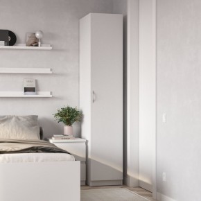 Шкаф ПЕГАС однодверный, цвет белый в Нытве - nytva.ok-mebel.com | фото 4