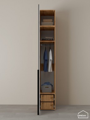 Шкаф с антресолью Linnea MHR-1A-3 2450х400х510 (ДВ-М 11.1.25) в Нытве - nytva.ok-mebel.com | фото 6