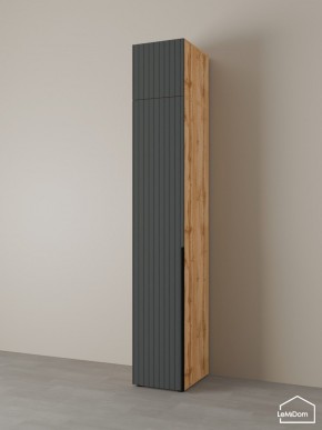 Шкаф с антресолью Linnea MHR-1A-4 2450х400х510 (ДВ-М 11.1.25) в Нытве - nytva.ok-mebel.com | фото
