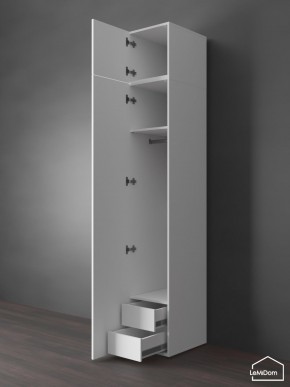 Шкаф с антресолью Linnea MHR-1POA-3 2450х400х510 (Белый-М 11.1.1) в Нытве - nytva.ok-mebel.com | фото 6