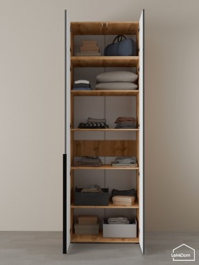 Шкаф с антресолью Linnea MHR-2A-2 2450х800х510 (ДВ-М 11.1.25) в Нытве - nytva.ok-mebel.com | фото 4