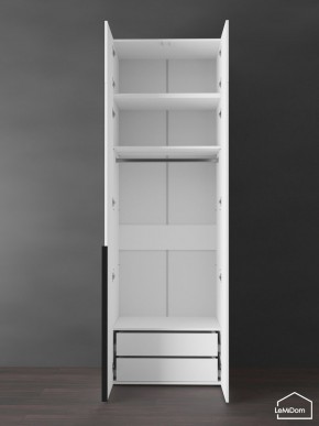 Шкаф с антресолью Linnea MHR-2A-3 2450х800х510 (Белый-М 11.1.1) в Нытве - nytva.ok-mebel.com | фото 6