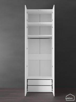Шкаф с антресолью Linnea MHR-2POA-3 2450х800х510 (Белый-М 11.1.1) в Нытве - nytva.ok-mebel.com | фото 5