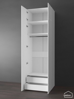 Шкаф с антресолью Linnea MHR-2POA-3 2450х800х510 (Белый-М 11.1.1) в Нытве - nytva.ok-mebel.com | фото 6