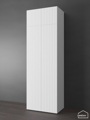 Шкаф с антресолью Linnea MHR-2POA-4 2450х800х510 (Белый-М 11.1.2) в Нытве - nytva.ok-mebel.com | фото