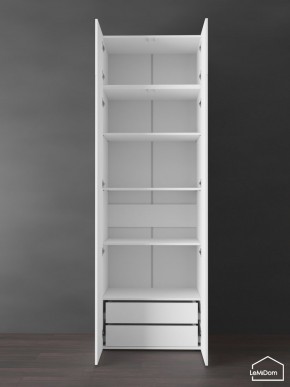 Шкаф с антресолью Linnea MHR-2POA-4 2450х800х510 (Белый-М 11.1.2) в Нытве - nytva.ok-mebel.com | фото 6