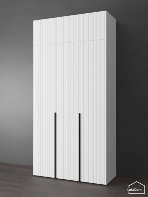 Шкаф с антресолью Linnea MHR-3A-1 2450х1200х510 (Белый-М 11.1.2) в Нытве - nytva.ok-mebel.com | фото