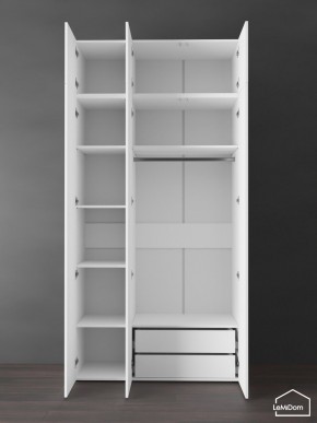 Шкаф с антресолью Linnea MHR-3POA-2 2450х1200х510 (Белый-М 11.1.2) в Нытве - nytva.ok-mebel.com | фото 6