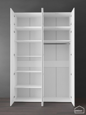 Шкаф с антресолью Linnea MHR-4POA-1 2450х1600х510 (Белый-М 11.1.2) в Нытве - nytva.ok-mebel.com | фото 4