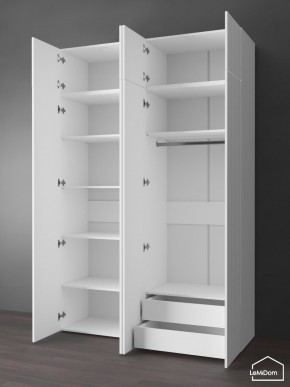 Шкаф с антресолью Linnea MHR-4POA-2 2450х1600х510 (Белый-М 11.1.1) в Нытве - nytva.ok-mebel.com | фото 6
