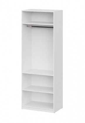 Шкаф ШК-5 + 2 полки (800) Белый текстурный в Нытве - nytva.ok-mebel.com | фото 3