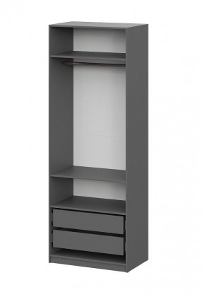 Шкаф ШК-5 + 2 полки + ящики (800) Графит в Нытве - nytva.ok-mebel.com | фото 3