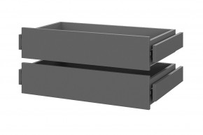 Шкаф ШК-5 + 2 полки + ящики (800) Графит в Нытве - nytva.ok-mebel.com | фото 4