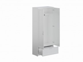 Шкаф СИРИУС двухстворчатый с выдвижным ящиком, белый в Нытве - nytva.ok-mebel.com | фото 2