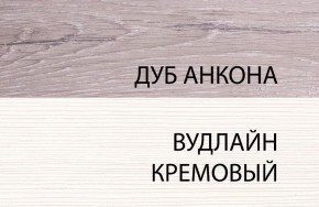Шкаф угловой 2D, OLIVIA, цвет вудлайн крем/дуб анкона в Нытве - nytva.ok-mebel.com | фото