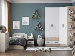 МАРТИНА Шкаф угловой (Белый глянец/дуб сонома) в Нытве - nytva.ok-mebel.com | фото 3