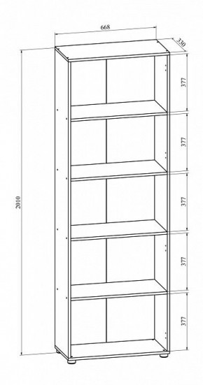 Шкаф-витрина Офис ОФ-303К в Нытве - nytva.ok-mebel.com | фото 4
