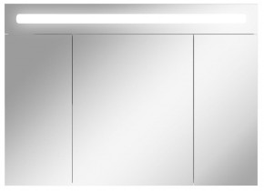 Шкаф-зеркало Аврора 100 с подсветкой LED Домино (DV8012HZ) в Нытве - nytva.ok-mebel.com | фото 1