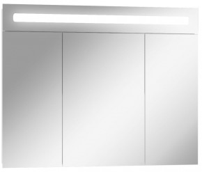 Шкаф-зеркало Аврора 90 с подсветкой LED Домино (DV8011HZ) в Нытве - nytva.ok-mebel.com | фото 1