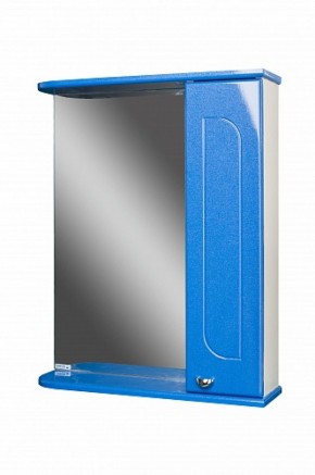 Шкаф-зеркало Радуга Синий металлик 60 правый АЙСБЕРГ (DA1130HZR) в Нытве - nytva.ok-mebel.com | фото