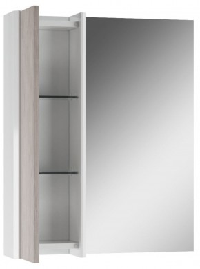 Шкаф-зеркало Uno 60 Дуб серый левый/правый Домино (DU1503HZ) в Нытве - nytva.ok-mebel.com | фото 3