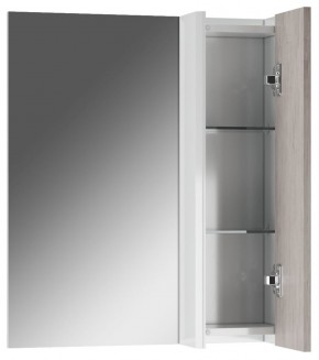 Шкаф-зеркало Uno 60 Дуб серый левый/правый Домино (DU1503HZ) в Нытве - nytva.ok-mebel.com | фото 4
